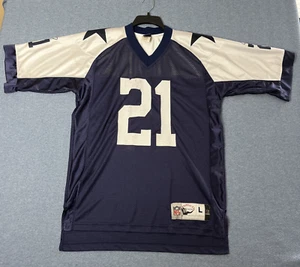 NFL Reebok Throwbacks Jersey Dallas Cowboys J Jones 21 Large read flaws - Picture 1 of 16