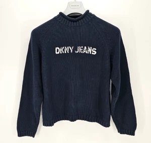 DKNY Jeans Damen Warmer Pullover Strickpullover Sweater aus Baumwolle in Gr. 42 - Bild 1 von 5