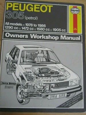 Peugeot 305 Petrol - 1978-1986 Haynes Owners Workshop Manual - Image 1 of 4