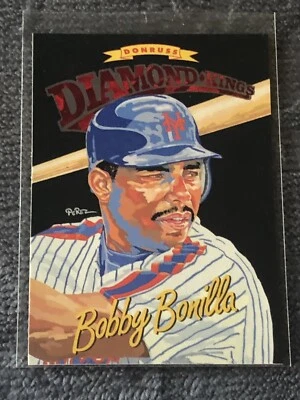 1993 Donruss Diamond Kings Baseball Bobby Bonilla #DK-13 NM/MT NEW YORK METS - Image 1 of 3