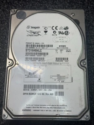 Dell 53MUF ST318404LC  18.4GB 10K RPM Ultra-160 SCSI Hot-Pluggable 80Pin - Image 1 of 4