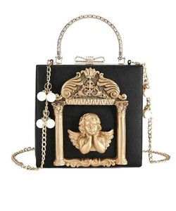 Luxury Angel Female Handbag Fashion Faux Pearl Bag - Picture 1 of 4