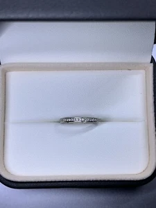 0.25ct Diamond Full Eternity Engagement Ring Band In Platinum - Picture 1 of 6