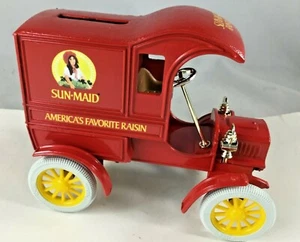 1905 Ford Delivery Car 1989 Red Sunmaid Raisans Vintage New - Picture 1 of 6