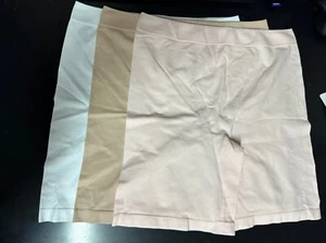Breezies Conjunto de 3 Panty Pack Algodón Línea Larga-Wht/Nde/Rosa-Grande-NUEVO-A475754 - Imagen 1 de 1