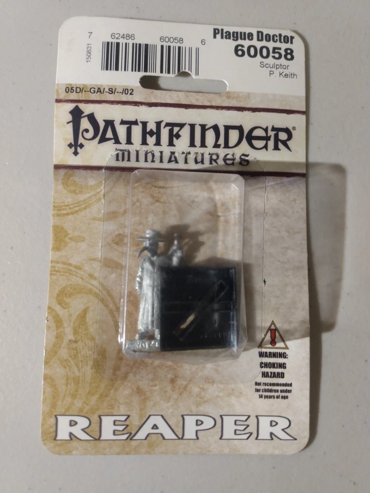 Pathfinder miniatures Plague Doctor 60058 Reaper NIB - Image 1 of 3