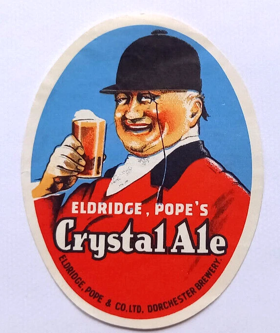 Eldridge Pope - Crystal Ale - Dorchester - Vintage Beer Label - Image 1 of 1