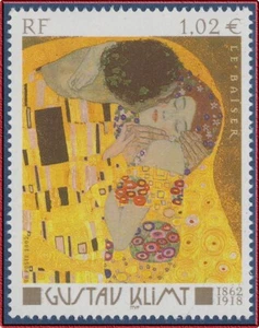 2002 FRANCE N°3461** Le Baiser Gustav KLIMT Tableau, FRANCE 2002 Painting MNH - Picture 1 of 1