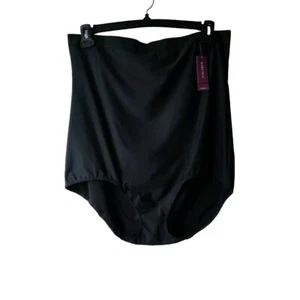 SHAPE by Cacique High Waist Brief Black Medium Control Women's Size 26/28 - Picture 1 of 13
