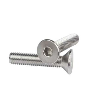 TORNILLO AVELLANADO M4 X 12 ACERO INOXIDABLE A4 LLAVE ALLEN TORNILLOS DIN 7991 - Imagen 1 de 1