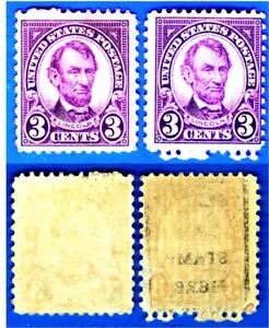 USA Scott # 635 3c - Lincoln (1931) postfrisch og f - sehr schön - Bild 1 von 1