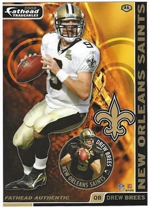 DREW BREES FATHEAD TRADEABLES PURDUE BOILERMAKERS REMOVEABLE STICKER 2008 #A6 - Picture 1 of 3