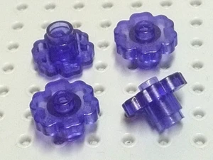 Lego Planta Flor 2x2 con Agujero [4728] Trans Púrpura x4 - Imagen 1 de 4