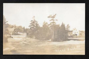 Vintage Island Falls Maine RPPC Postkarte - Bild 1 von 2