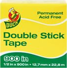 Duck Brand Permanent Double Stick Tape Refill Roll, 1/2-Inch x 900 Inches, Clear