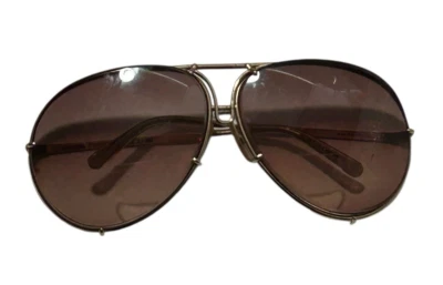 VTg 70's AUTHENTIC CARRERA PORSCHE DESIGN 5621 GOLD METAL FRAME SUNGLASSES 25259 - Image 1 of 4