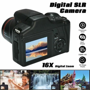 HD 1080P Digital SLR Camera 16X Zoom 2.4in LCD Screen Anti-shake Video Camcorder - Picture 1 of 23