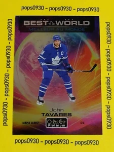 John Tavares, Toronto, 2021, O-Pee-Chee Platinum, Best in the World, #BW-9 - Bild 1 von 2