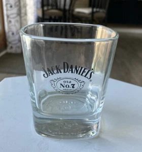 Vintage Clear Jack Daniel’s No. 7 Marken Double Old Fashion Whiskyglas 3,5" - Bild 1 von 6