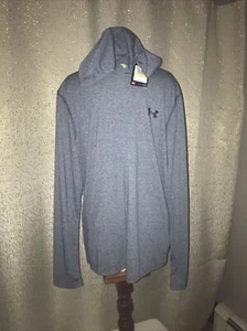 Under Armour Mens Loose Long Sleeve Blue Thin Athletic Shirt, NWT, Medium - Picture 1 of 2