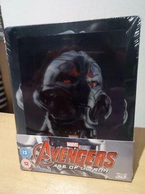 Avengers: Age Of Ultron 3D Blu Ray Steelbook Zavvi Lenticular Cover NEW & SEALED - Image 1 of 2