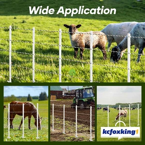 20pcs Electric Fence Posts Tread Step Garden Farm Livestock Cattle Sheep Cow - Picture 1 of 9