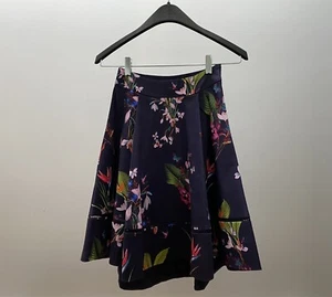 Ted Baker London Midi Floral Skirt, Size 0. - Picture 1 of 7