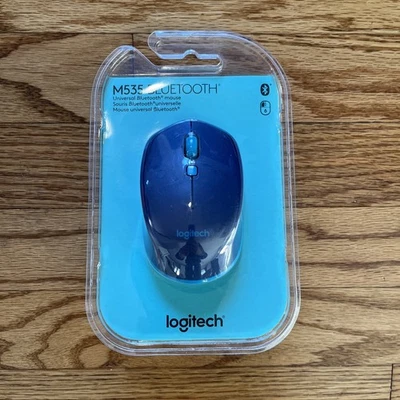 Logitech M535 Bluetooth Wireless Universal Mouse Blue *NEW & SEALED* - Image 1 of 3