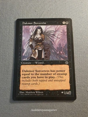 MTG Dakmor Sorceress Portal Second Age Magic The Gathering Rare - Image 1 of 2