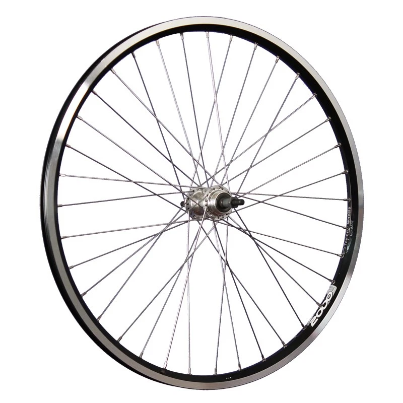 Laufrad 26 Zoll Hinterrad Hohlkammer geöst Fahrrad Schraubkranz 5-9 fach schwarz - Bild 1 von 1