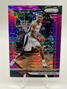 2018-19 Panini Prizm Purple Pulsar #195 David Robinson 17/35 HOF - Spurs - Bild 1 von 2