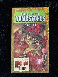 2023 Fleer Ultra Midnight Sons Cracks In The Tombstones N’astirh Gold /25 - Picture 1 of 2