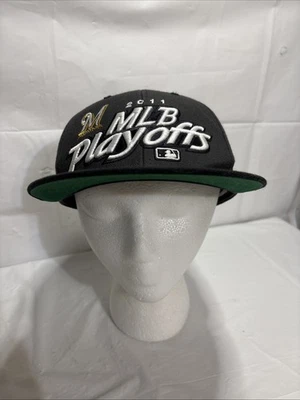 Milwaukee Brewers MLB 2011 Playoffs Official Locker Room Snapback Hat - 47 Brand - Image 1 of 4