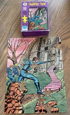 Vintage Fantastic Four 1968 Jigsaw Puzzle Whitman 39c - Not Compete (Missing 6) - Image 1 of 4