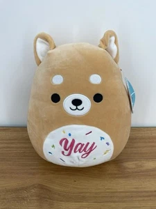 Squishmallow ANGIE Dog YAY Happy Birthday Celebrate Chihuahua 10 Inch Kelly Toy - Picture 1 of 13