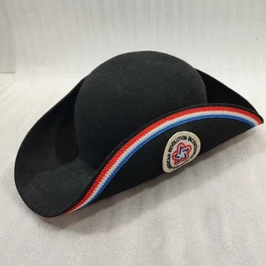 Vtg 1776 1976 Red Black Bicentennial Soldier Tricorn Hat Revolutionary American - Picture 1 of 9