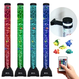 Special Supplies Aquarium Sensory Fish Bubble Light Tube with 16 LED Color Ch... - Picture 1 of 8