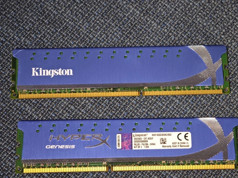 Kingston HyperX Genesis 8GB (2x4GB) DDR3 KHX1600C9D3K2/8GX KIT OF 2 1.65V #R1789 - Bild 1 von 2