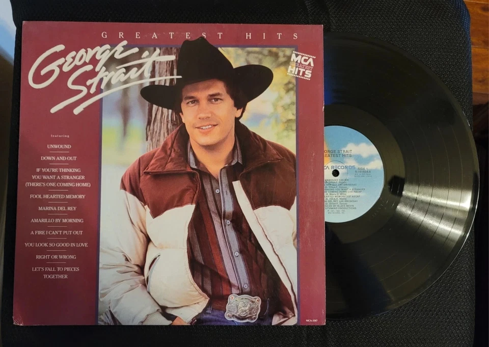 Greatest Hits [LP] George Strait 1985 Vintage Country Vinyl VG+ - Image 1 of 1