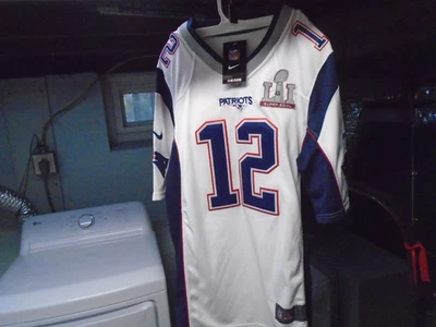 Brady #12 Nike On Field Jersey M Super Bowl LI Patch - Image 1 of 4