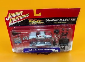 Johnny Lightning Back To The Future TIME MACHINE DeLorean DIECAST MODEL KIT RARE - Picture 1 of 6