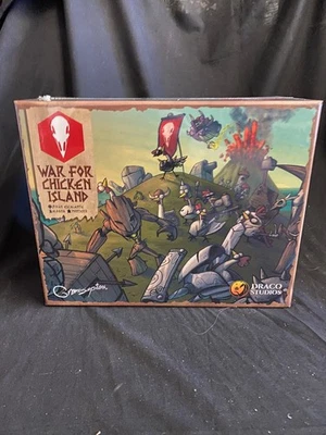 War For Chicken Island 1st Ed (Draco Studios, 2020, New) 1-4 players, ages 10+ - Image 1 of 3