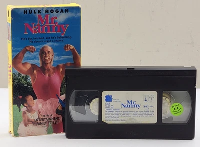 Mr. Nanny (New Line Home Video, 1993) Hulk Hogan VHS Video Tape - TESTED! - Image 1 of 4