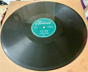 The Tune Blenders 1954 DOOWOP 78 Oh Yes I Know / Shoo Shoo FEDERAL VG+++/M- HEAR - Foto 1 di 2