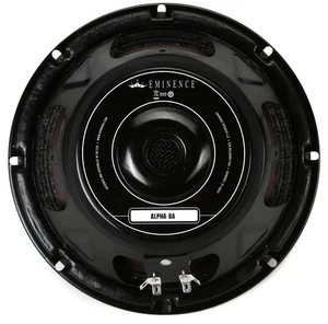 Eminence Alpha-8A American Standard Series 8" 125-Watt Replacement PA Speaker 8 - Picture 1 of 3
