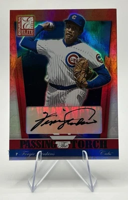 2002 Donruss Elite Fergie Jenkins Mark Prior Auto Passing The Torch /50 - Image 1 of 2