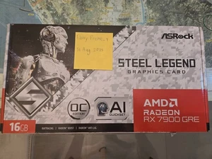 ASRock AMD Radeon RX 7900 GRE 16GB Steel Legend OC Edition - Picture 1 of 2