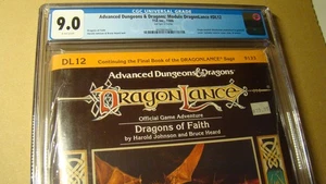 MODULE DL12 DRAGONS OF FAITH *CGC 9.0 WHITE* *SHRINK GRADE B* DUNGEONS DRAGONS - Picture 1 of 3