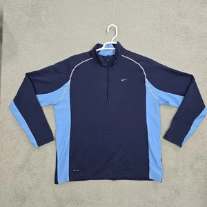 Nike Team Jacke Herren 2xl XXL NikeFit Therma Blau Pullover Sweater Hell Dunkel - Bild 1 von 14
