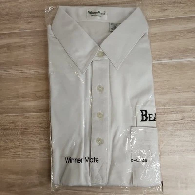 Camisa Blanca De Colección Invierno Mate Ropa Deportiva Con Los Beatles Bordada En Bolsillo Nueva de Lote Antiguo Foto 1 de 4